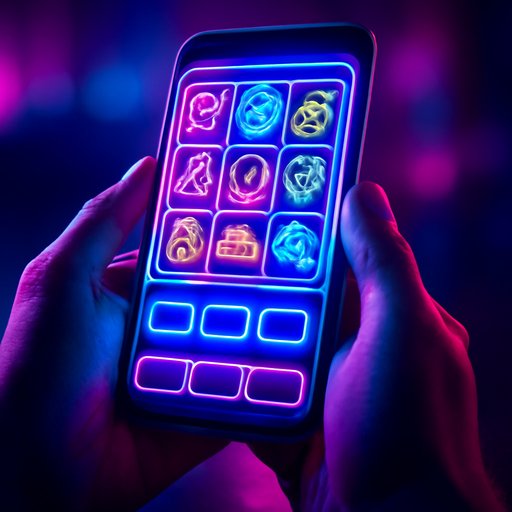 tas71 neon slot cabinet